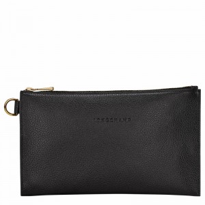 Longchamp Le FOULONNÉ Pouches Ženski Črne Slovenija | L2541021001