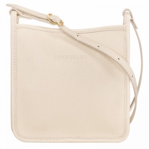 Longchamp Le FOULONNÉ S Torba Crossbody Ženski Bele Slovenija | 10138021555