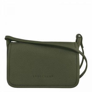 Longchamp Le FOULONNÉ XS Clutch Ženski Kaki Slovenija | 10133021892