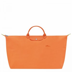 Longchamp Le Pliage Green M Potovalne Torbe Ženski Oranžne Slovenija | L1625919P54