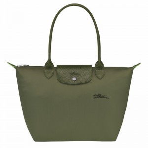 Longchamp Le Pliage Green M Torba Tote Ženski Zelene Slovenija | L2605919479