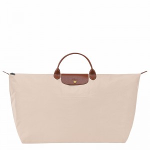 Longchamp Le Pliage Original M Potovalne Torbe Moški Bele Slovenija | L1625089P71-