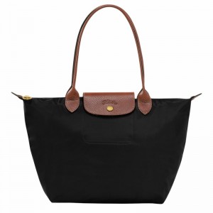 Longchamp Le Pliage Original M Torba Tote Ženski Črne Slovenija | L2605089001