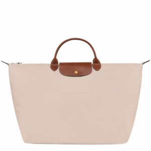 Longchamp Le Pliage Original S Potovalne Torbe Moški Bele Slovenija | L1624089P71-