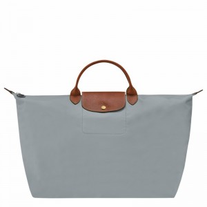 Longchamp Le Pliage Original S Potovalne Torbe Moški Sive Slovenija | L1624089P80-