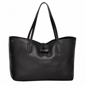 Longchamp Le Roseau Essential L Torba Tote Ženski Črne Slovenija | L2686968001