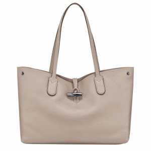 Longchamp Le Roseau Essential L Torba Tote Ženski Sive Slovenija | L2686968266