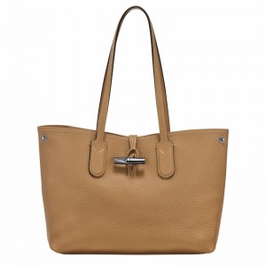 Longchamp Le Roseau Essential M Torba Tote Ženski Kaki Slovenija | 10183968026