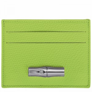 Longchamp Le Roseau Etui za Kartice Ženski Zelene Slovenija | L3218HFP355