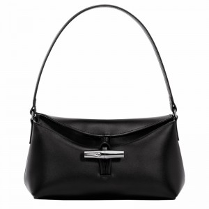 Longchamp Le Roseau S Hobo Torba Ženski Črne Slovenija | 10230HCL001