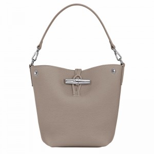 Longchamp Le Roseau XS Bucket Torba Ženski Sive Slovenija | 10279HFP266