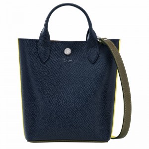 Longchamp ÉPURE XS Torba Tote Ženski Temno Modre Slovenija | 10269HFH006