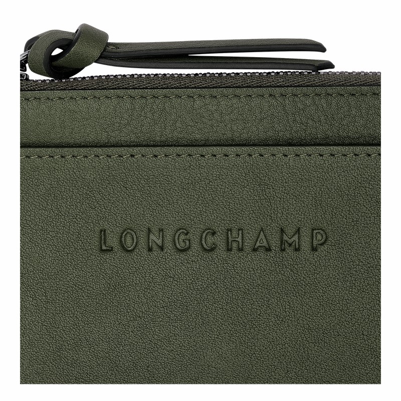 Longchamp 3D Etui za Kartice Moški Kaki Slovenija | 30034HCV292-