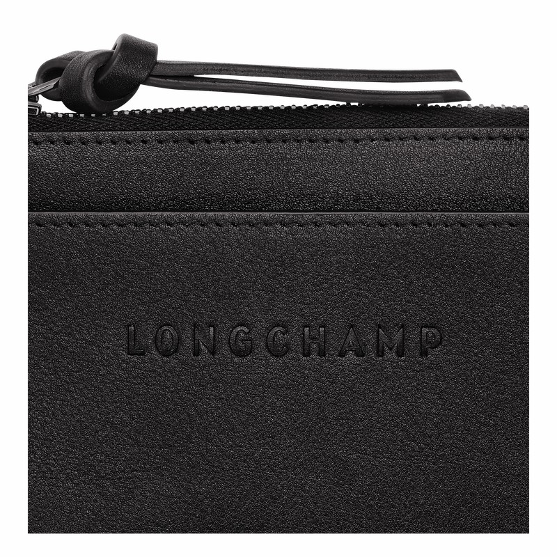 Longchamp 3D Etui za Kartice Moški Črne Slovenija | 30034HCV001-