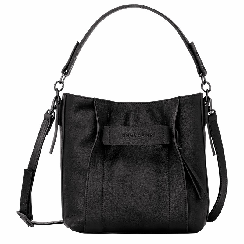 Longchamp 3D S Torba Crossbody Ženski Črne Slovenija | 10215HCV001