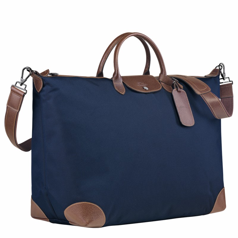 Longchamp Boxford M Potovalne Torbe Ženski Modre Slovenija | L1625080127