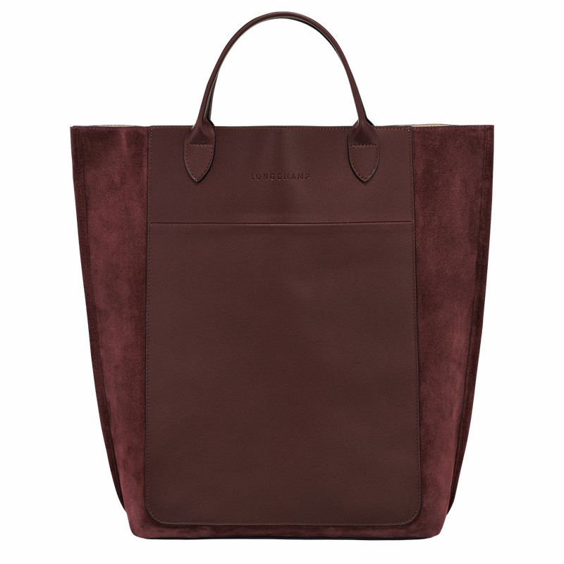 Longchamp Cabas Longchamp M Torba Tote Ženski Bordo Slovenija | 10277HFO009