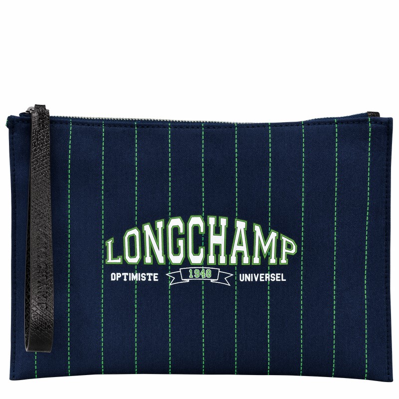 Longchamp Essential Pouches Ženski Temno Modre Slovenija | 34136HFD006