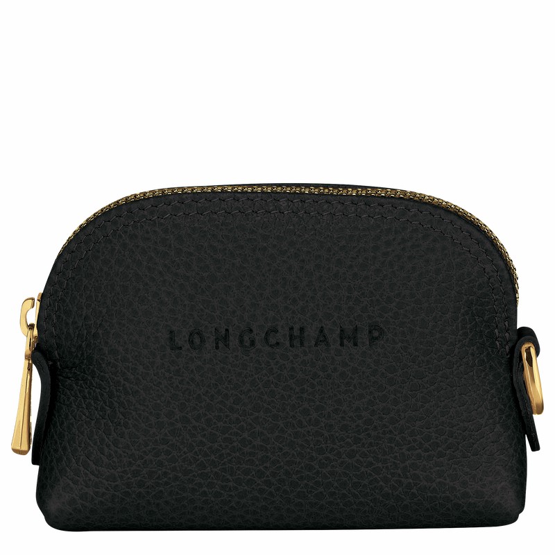 Longchamp Le FOULONNÉ Denarnice za Kovance Ženski Črne Slovenija | L3686021001