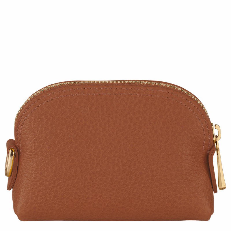 Longchamp Le FOULONNÉ Denarnice za Kovance Ženski Caramel Slovenija | L3686021121