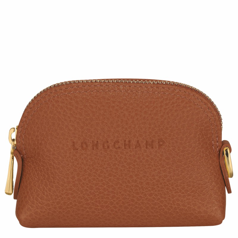 Longchamp Le FOULONNÉ Denarnice za Kovance Ženski Caramel Slovenija | L3686021121