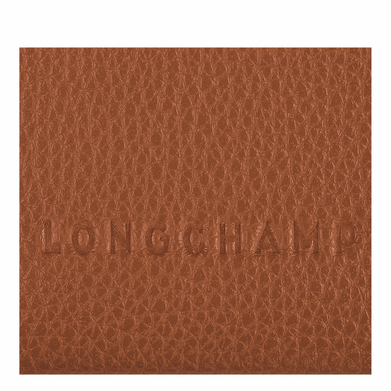 Longchamp Le FOULONNÉ Etui za Kartice Moški Caramel Slovenija | L3218021121-