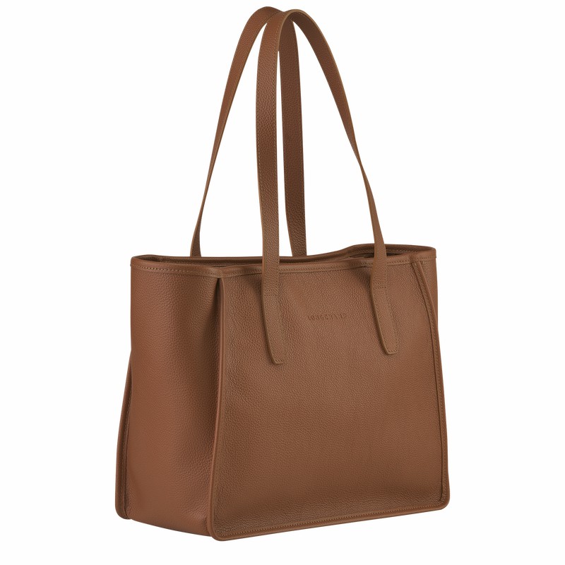 Longchamp Le FOULONNÉ L Torba Tote Ženski Caramel Slovenija | 10190021121