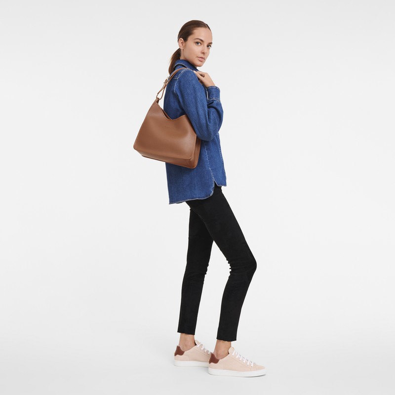 Longchamp Le FOULONNÉ M Hobo Torba Ženski Caramel Slovenija | 10155021121