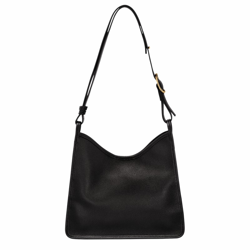 Longchamp Le FOULONNÉ M Hobo Torba Ženski Črne Slovenija | 10155021001