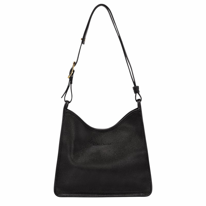 Longchamp Le FOULONNÉ M Hobo Torba Ženski Črne Slovenija | 10155021001