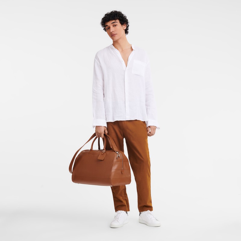 Longchamp Le FOULONNÉ M Potovalne Torbe Moški Caramel Slovenija | L1302021F72-