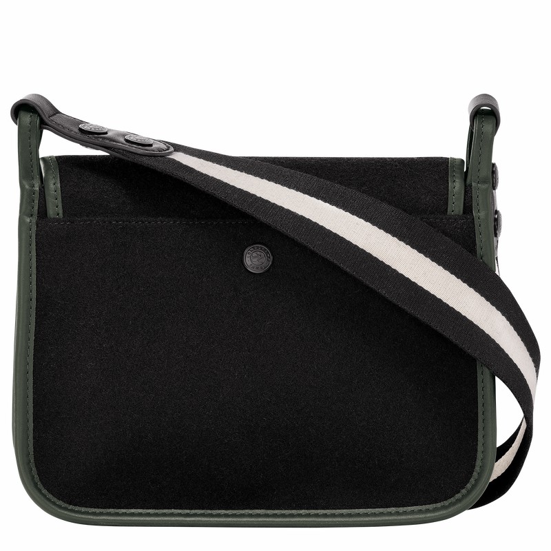 Longchamp Le FOULONNÉ M Torba Crossbody Ženski Črne Slovenija | 10135HFN001