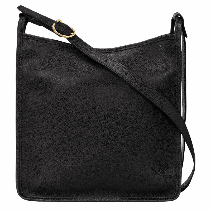 Longchamp Le FOULONNÉ M Torba Crossbody Ženski Črne Slovenija | 10140021001