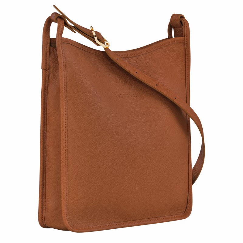 Longchamp Le FOULONNÉ M Torba Crossbody Ženski Caramel Slovenija | 10140021121