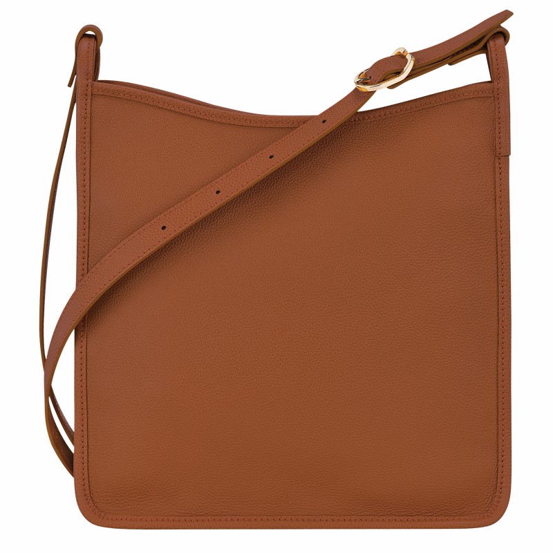 Longchamp Le FOULONNÉ M Torba Crossbody Ženski Caramel Slovenija | 10140021121