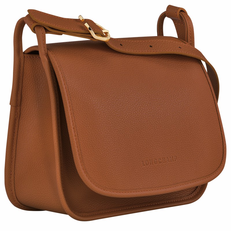 Longchamp Le FOULONNÉ M Torba Crossbody Ženski Caramel Slovenija | 10135021121