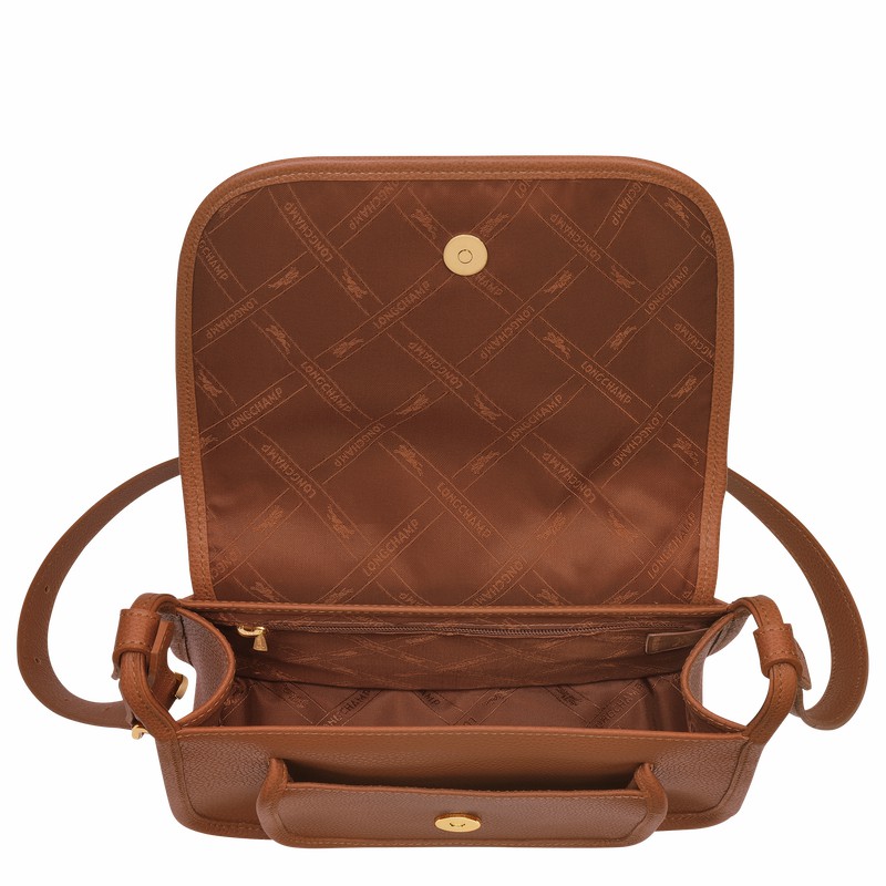 Longchamp Le FOULONNÉ M Torba Crossbody Ženski Caramel Slovenija | 10135021121