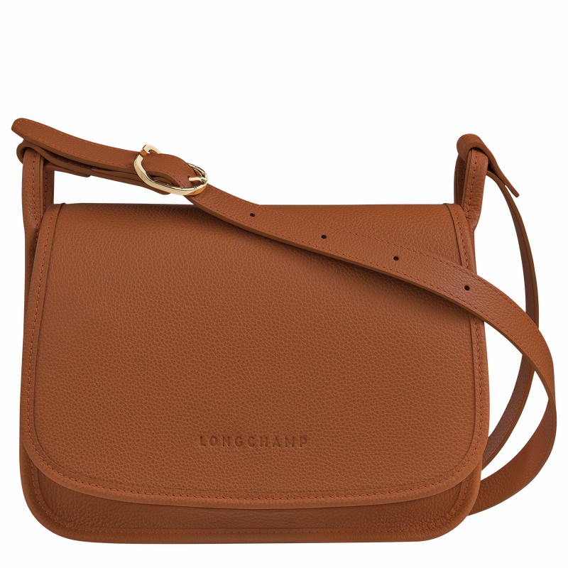 Longchamp Le FOULONNÉ M Torba Crossbody Ženski Caramel Slovenija | 10135021121