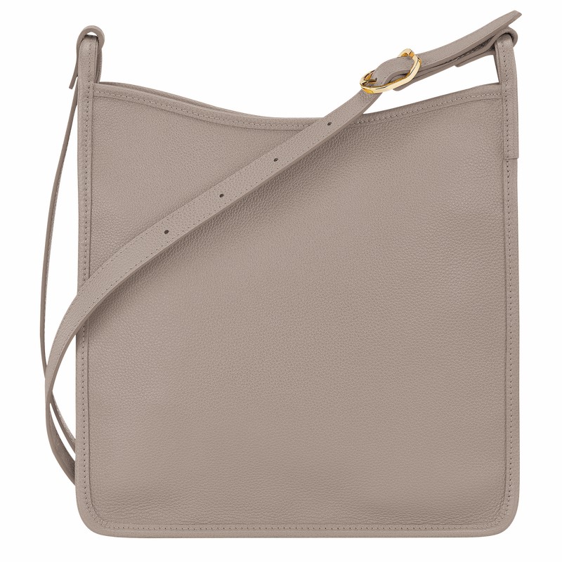 Longchamp Le FOULONNÉ M Torba Crossbody Ženski Sive Slovenija | 10140021P55