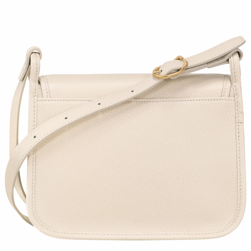 Longchamp Le FOULONNÉ M Torba Crossbody Ženski Bele Slovenija | 10135021555