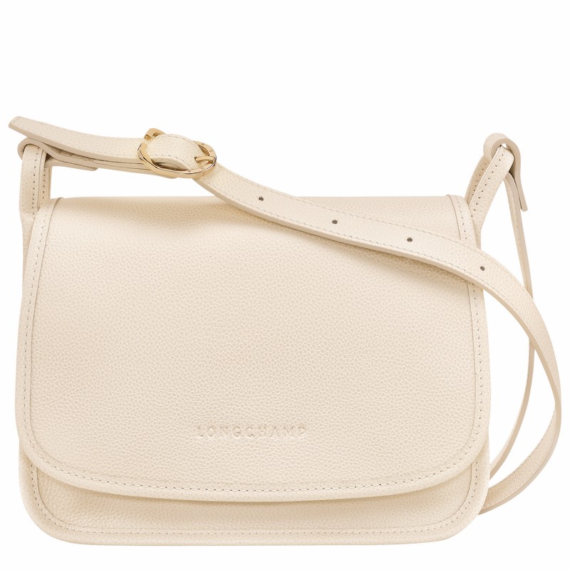 Longchamp Le FOULONNÉ M Torba Crossbody Ženski Bele Slovenija | 10135021555