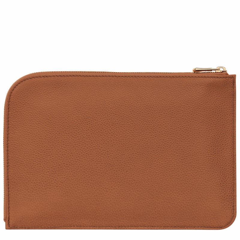 Longchamp Le FOULONNÉ Pouches Ženski Caramel Slovenija | 30040021121