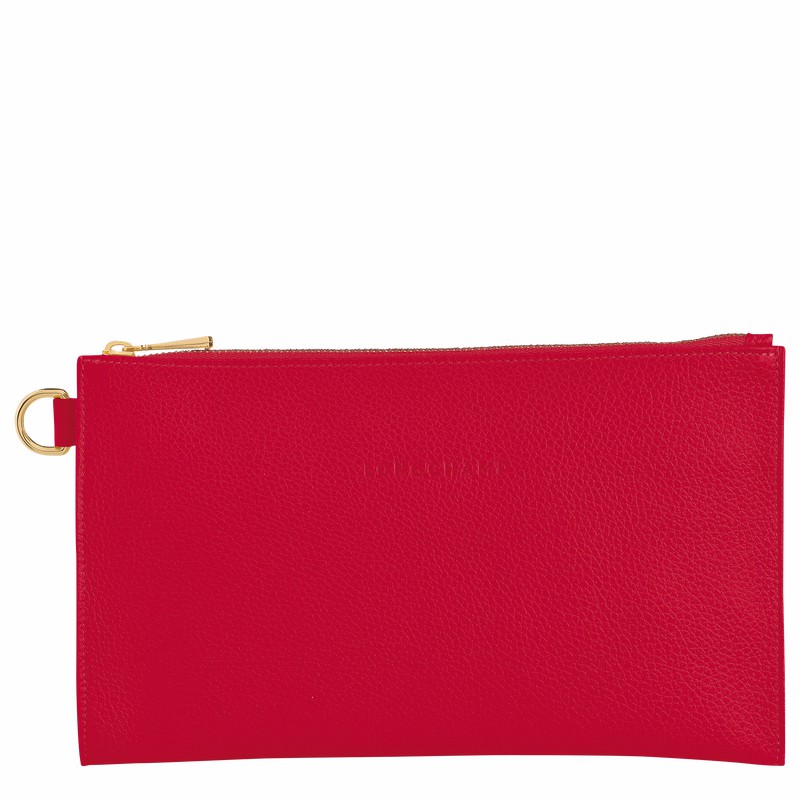 Longchamp Le FOULONNÉ Pouches Ženski Rdeče Slovenija | L2541021C39