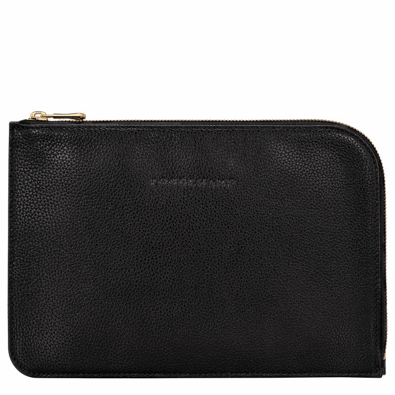 Longchamp Le FOULONNÉ Pouches Ženski Črne Slovenija | 30040021001