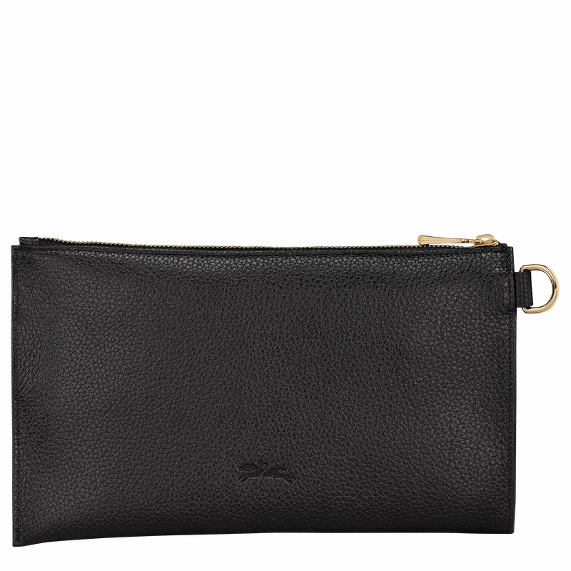 Longchamp Le FOULONNÉ Pouches Ženski Črne Slovenija | L2541021001