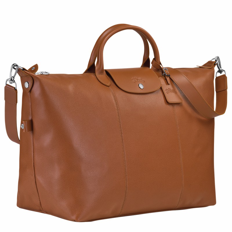 Longchamp Le FOULONNÉ S Potovalne Torbe Moški Caramel Slovenija | L1624021F72-