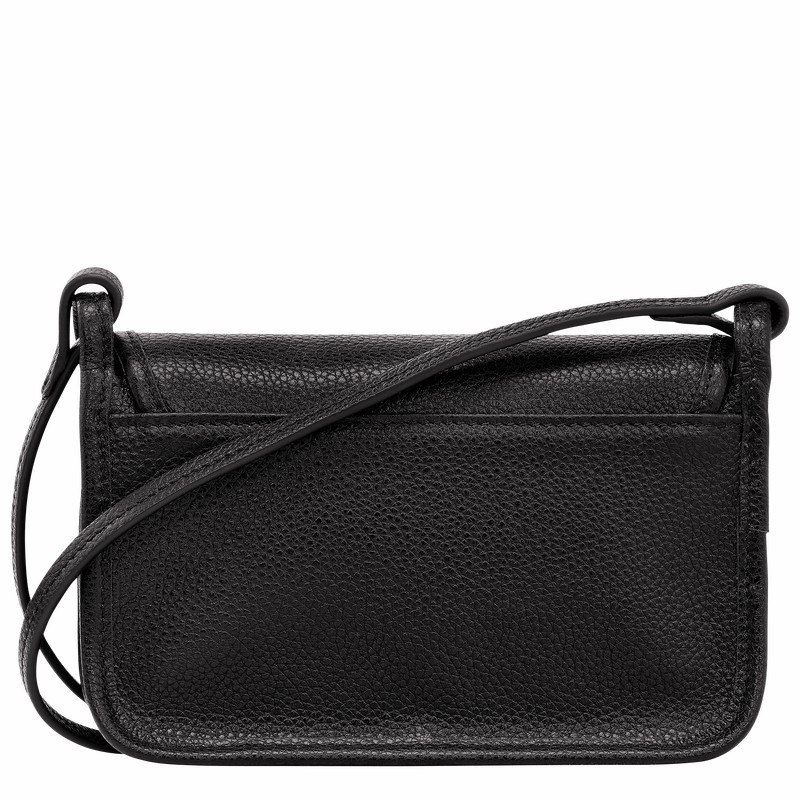 Longchamp Le FOULONNÉ XS Clutch Ženski Črne Slovenija | 10133021001