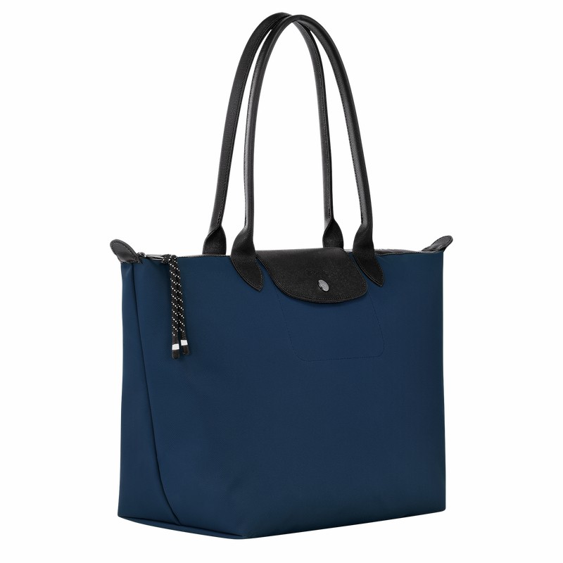 Longchamp Le Pliage Energy L Torba Tote Ženski Temno Modre Slovenija | L1899HSR006