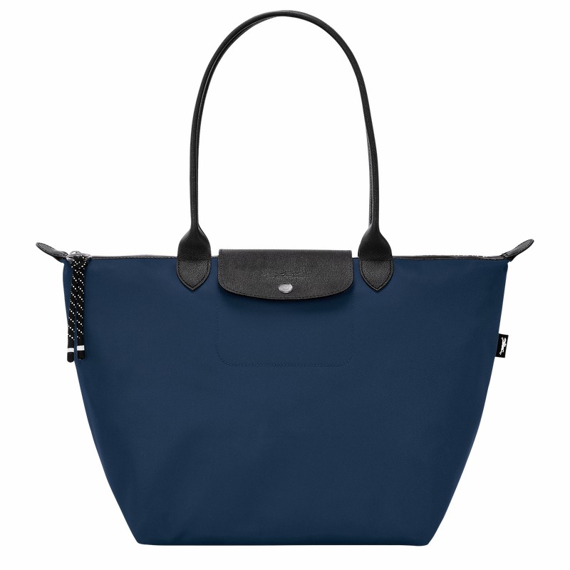 Longchamp Le Pliage Energy L Torba Tote Ženski Temno Modre Slovenija | L1899HSR006