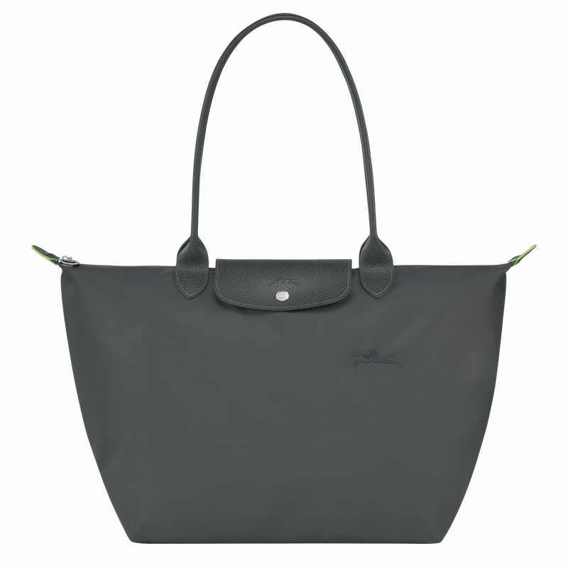 Longchamp Le Pliage Green L Torba Tote Ženski Temno Sive Slovenija | L1899919P66